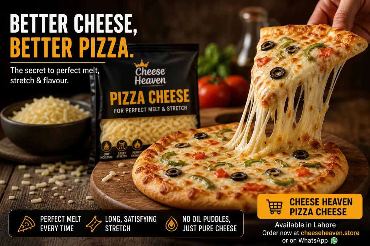 Pizza Cheese in Lahore – How to Get That Perfect Melt and Stretch at Home